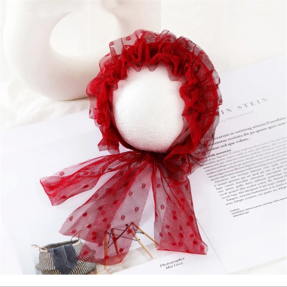 Princess Lace Hat Newborn Baby Fluffy Lacy Hats Caps Infant Photography 💕👌